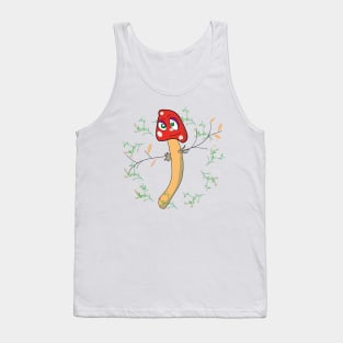 Dance Of Funny Mashroom Tank Top